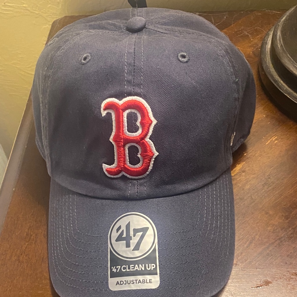47 Brand Navy Cap with Red Logo